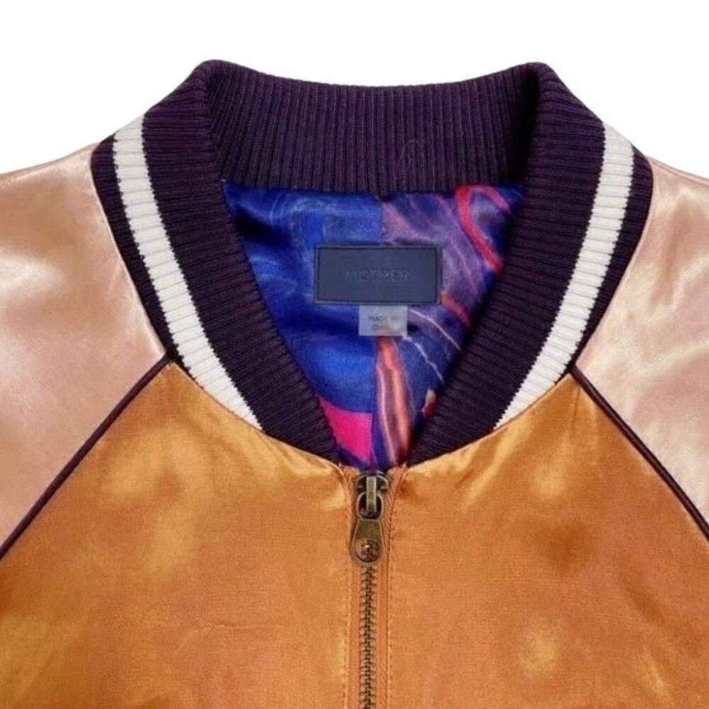 MOTHER The Letterman Zip Jacket in Two Sides Of The Same Coin XS - Picture 5 of 13